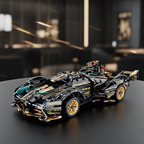 AoreSpty 975pc 1:14 Scale RC Supercar Kit | APP & Remote Control, LED Lights, STEM Toy for Ages 10+ | Build Your Dream Car