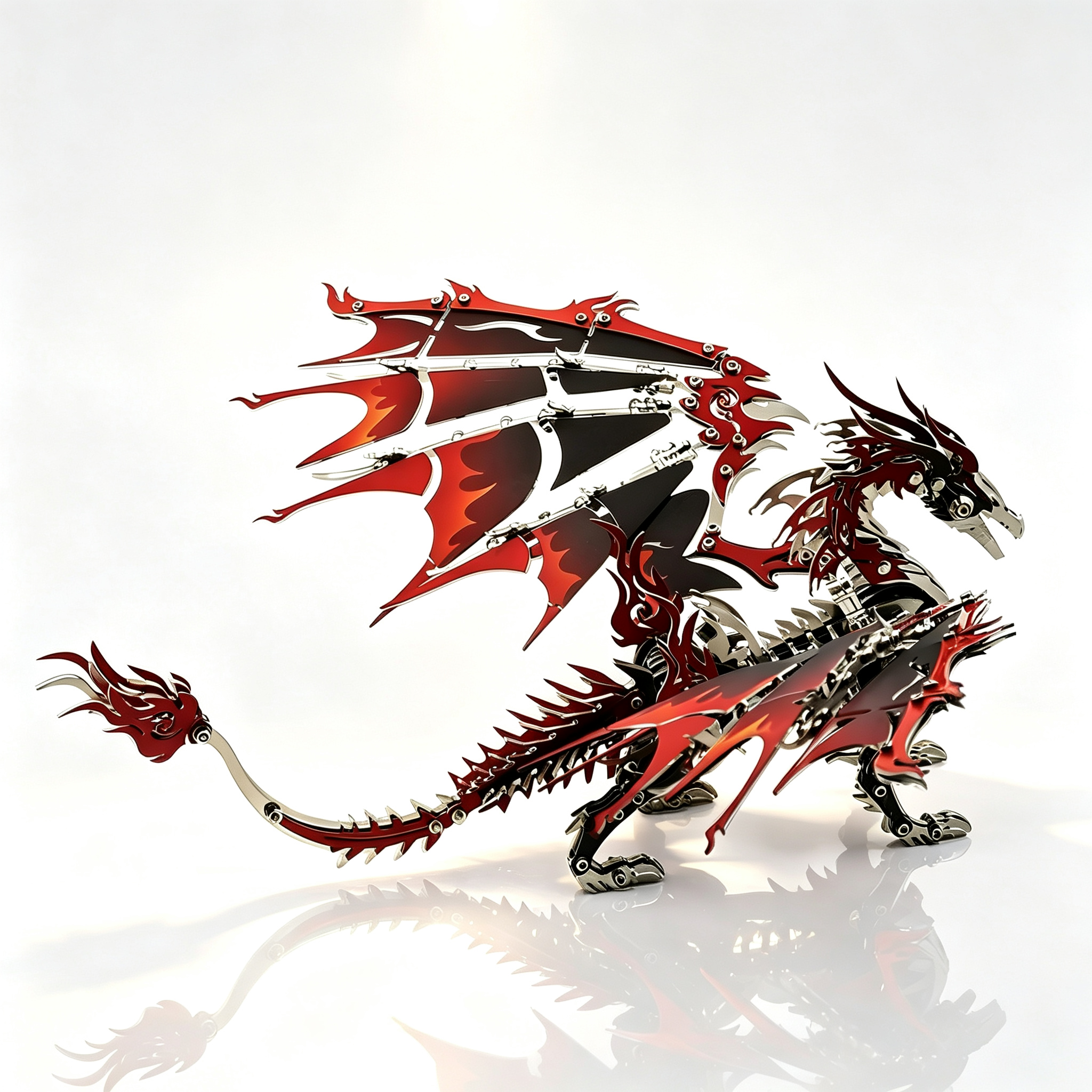 Fire Dragon Elite 3D Metal Puzzle