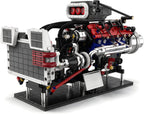 V8 Engine Model Kit, 1151 Pieces, Hand-Cranked STEM Build
