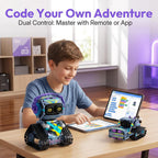 STEM Robot Kit 3-in-1 for Kids Ages 8-10 | 519-Piece Excavator Robot Car Build Set | App & Remote Control STEM Robotics Educational Toys Gift