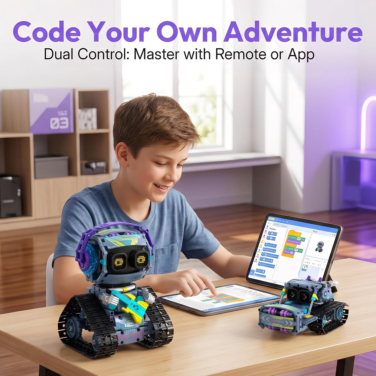 STEM Robot Kit 3-in-1 for Kids Ages 8-10 | 519-Piece Excavator Robot Car Build Set | App & Remote Control STEM Robotics Educational Toys Gift