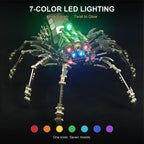 3D Metal Puzzles for Adults, 510Pcs Spider Model Kit with LED