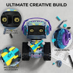 STEM Robot Kit 3-in-1 for Kids Ages 8-10 | 519-Piece Excavator Robot Car Build Set | App & Remote Control STEM Robotics Educational Toys Gift