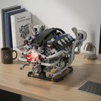 V8 Engine Model Kit, 770-Piece App-Controlled STEM Model Building Kits for Adults, Science Kit with RGB LED & Sound Effects, Tech Gift for Teens Ages 14+