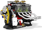 V8 Engine Model Kit 1:4 Scale, 659-Piece Hand-Cranked STEM Model Car Kits for Adults, DIY Kits for Adults & Teens, Gift for Car Enthusiasts Ages 14+