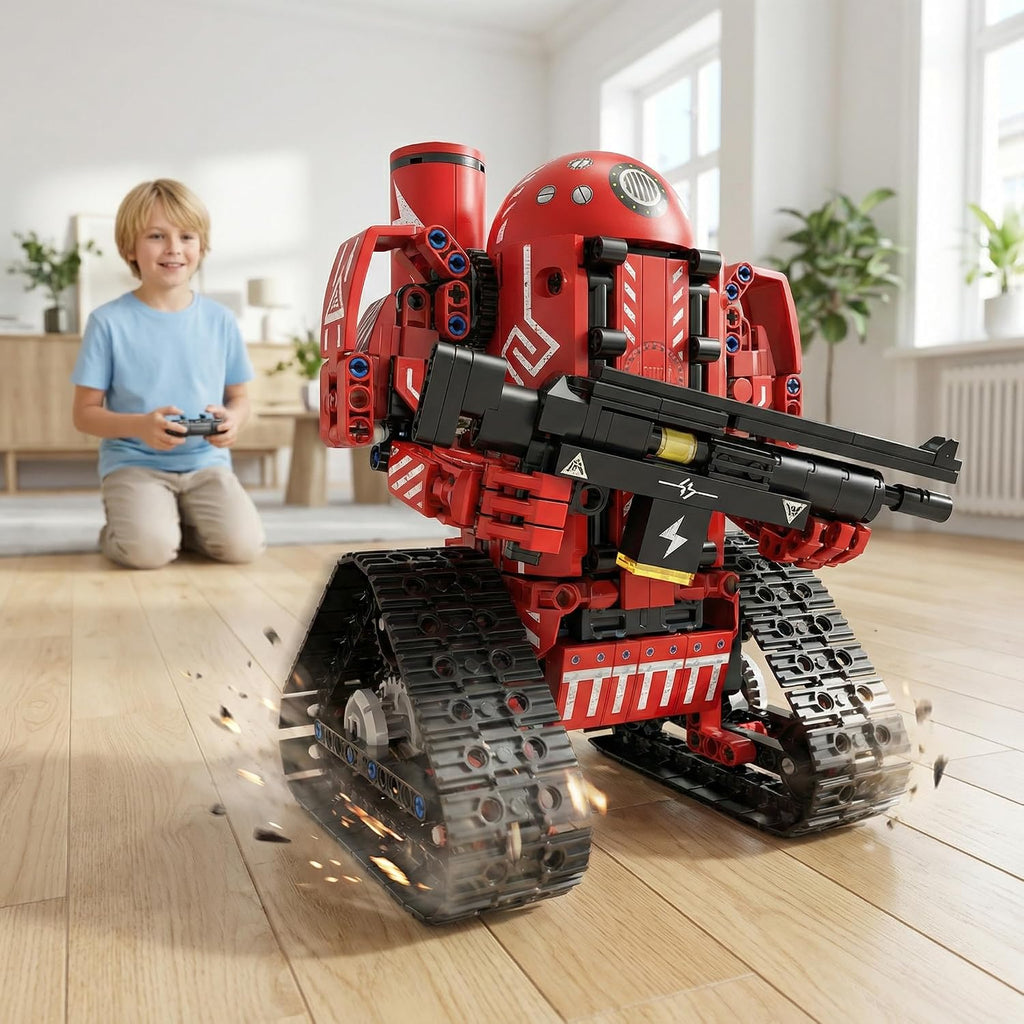 STEM Robot Kit 5-in-1 for Kids Ages 8-14 | 495-Piece Build Excavator & Robot | App Coding RC Robots STEM Educational Toys Teen Birthday Gift