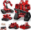 STEM Robot Kit 5-in-1 for Kids Ages 8-14 | 495-Piece Build Excavator & Robot | App Coding RC Robots STEM Educational Toys Teen Birthday Gift