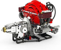 H4 Engine Model Kit, 868-Piece Bluetooth-Controlled STEM Toy Building Sets for Adults, Science Kit with RGB LED Lights, Tech Gift for Boys Ages 14+