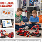 STEM Robot Kit 5-in-1 for Kids Ages 8-14 | 495-Piece Build Excavator & Robot | App Coding RC Robots STEM Educational Toys Teen Birthday Gift