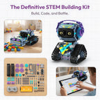 STEM Robot Kit 3-in-1 for Kids Ages 8-10 | 519-Piece Excavator Robot Car Build Set | App & Remote Control STEM Robotics Educational Toys Gift