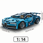 AoreSpty Build Your Dream Supercar: 778-Piece RC Car Kit - 1:14 Scale with Functional Steering & Scissor Doors | STEM Educational Toy