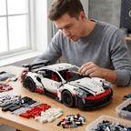 AoreSpty 825-Piece RC Supercar Kit - 1:14 Scale, App-Controlled, Build Your Dream Car, Ultimate STEM Project for All Ages