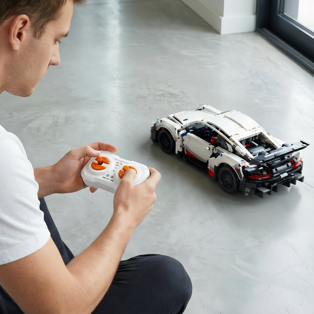 AoreSpty 1226-Piece RC Supercar Kit - 1:14 Scale, App-Controlled, Build Your Dream Car, Ultimate STEM Project for All Ages