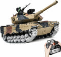 1:18 Leopard 2 RC tank with metal tracks and wheels